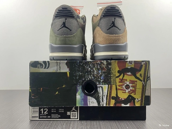 Reps TBK Camo Retro Patchwork Air Jordan 3 DO1830-200 0812